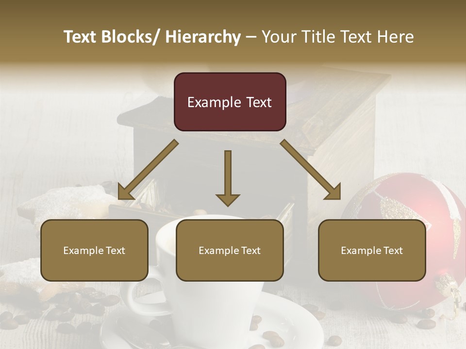Sweet Wooden Plate PowerPoint Template