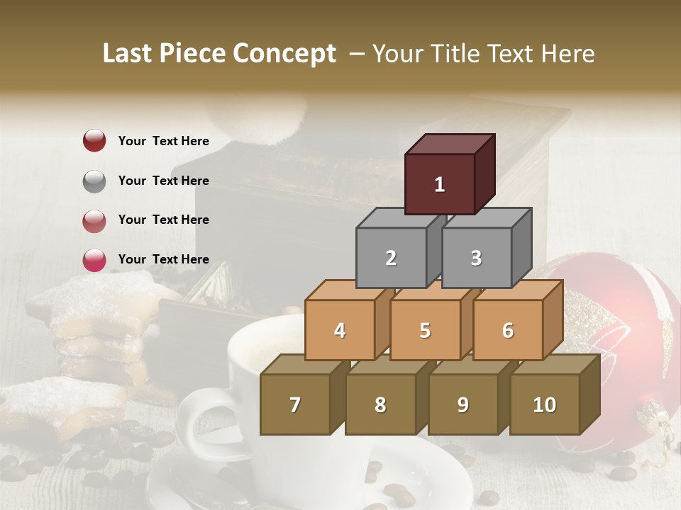 Sweet Wooden Plate PowerPoint Template