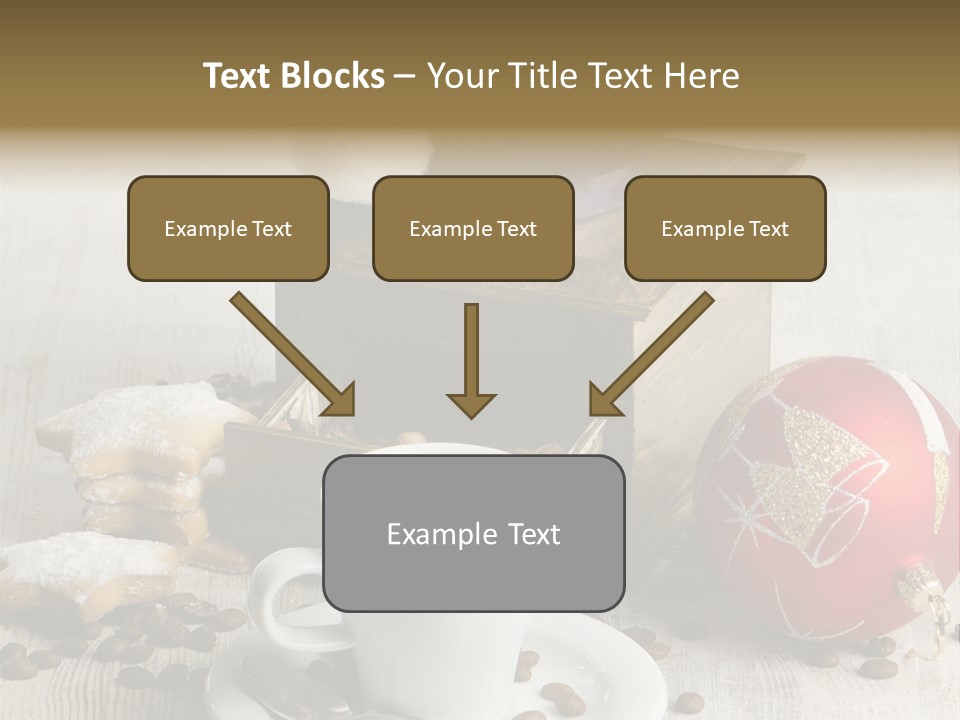 Sweet Wooden Plate PowerPoint Template
