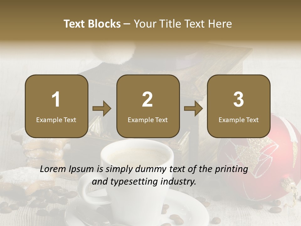 Sweet Wooden Plate PowerPoint Template