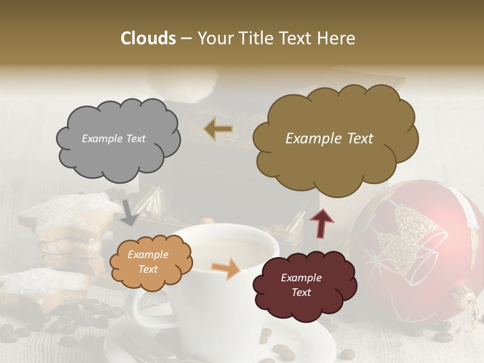 Sweet Wooden Plate PowerPoint Template