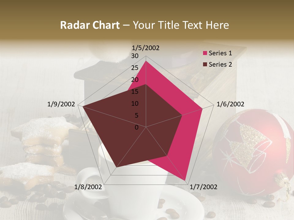 Sweet Wooden Plate PowerPoint Template