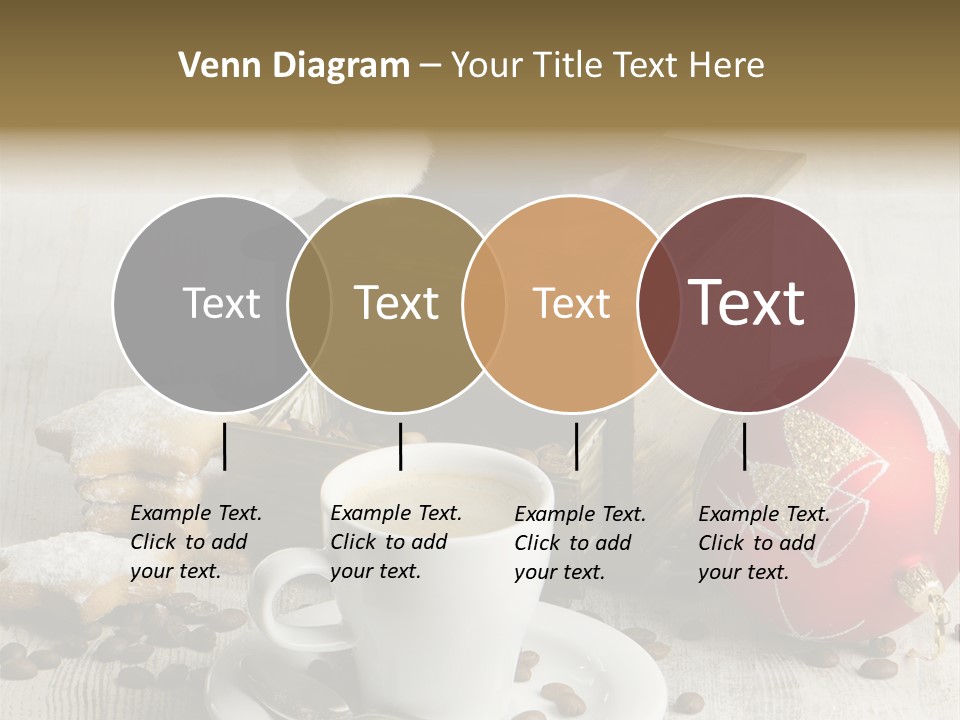 Sweet Wooden Plate PowerPoint Template