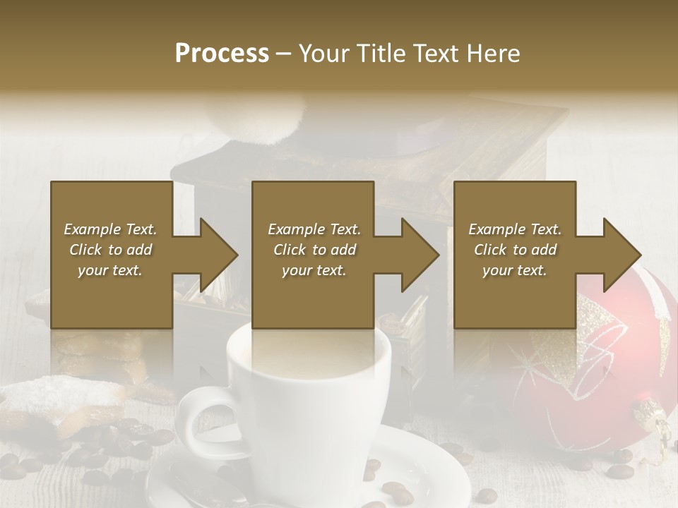 Sweet Wooden Plate PowerPoint Template