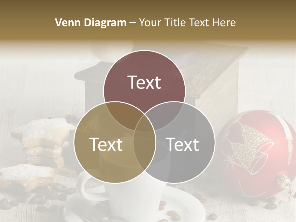 Sweet Wooden Plate PowerPoint Template