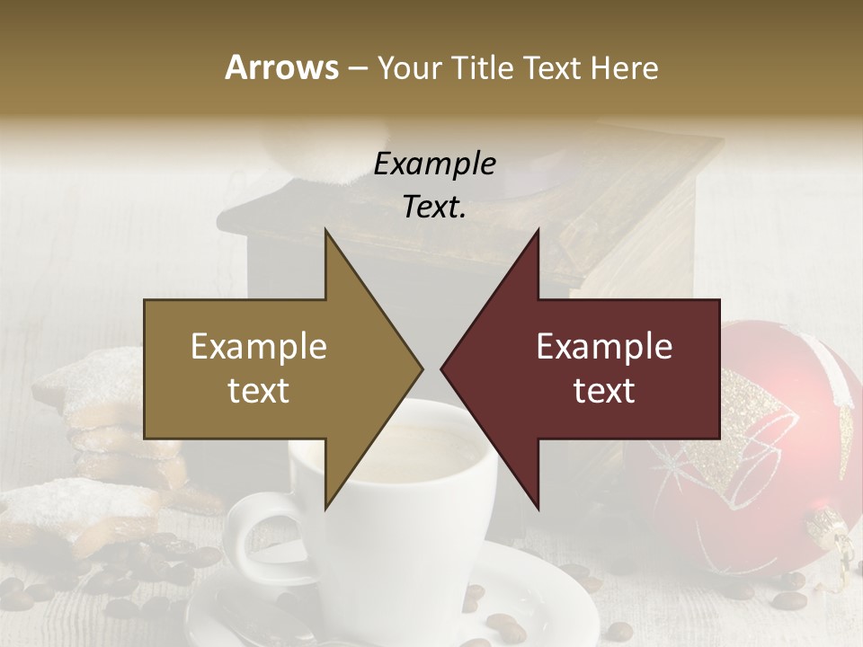 Sweet Wooden Plate PowerPoint Template