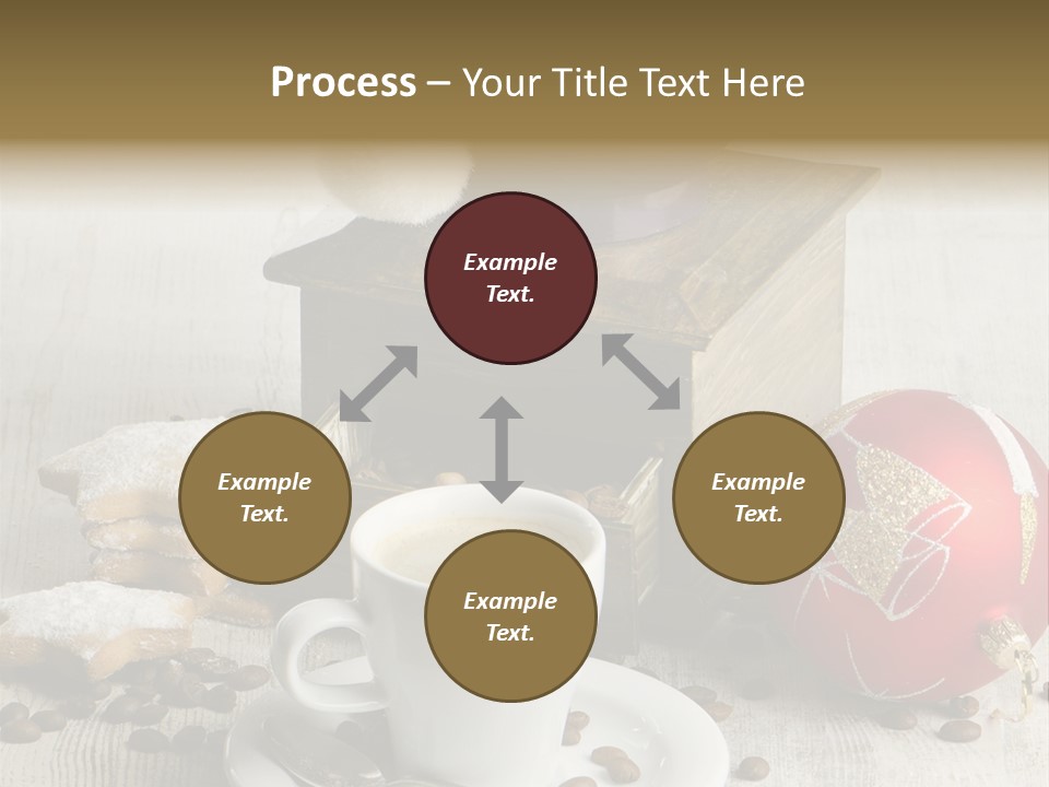 Sweet Wooden Plate PowerPoint Template