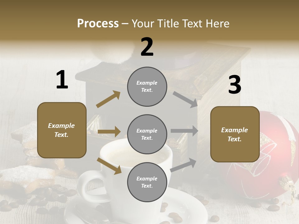 Sweet Wooden Plate PowerPoint Template
