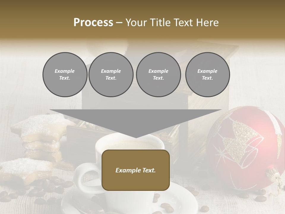 Sweet Wooden Plate PowerPoint Template