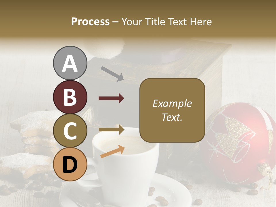 Sweet Wooden Plate PowerPoint Template