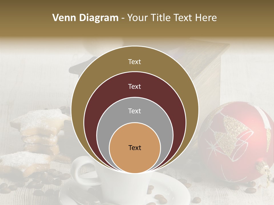 Sweet Wooden Plate PowerPoint Template