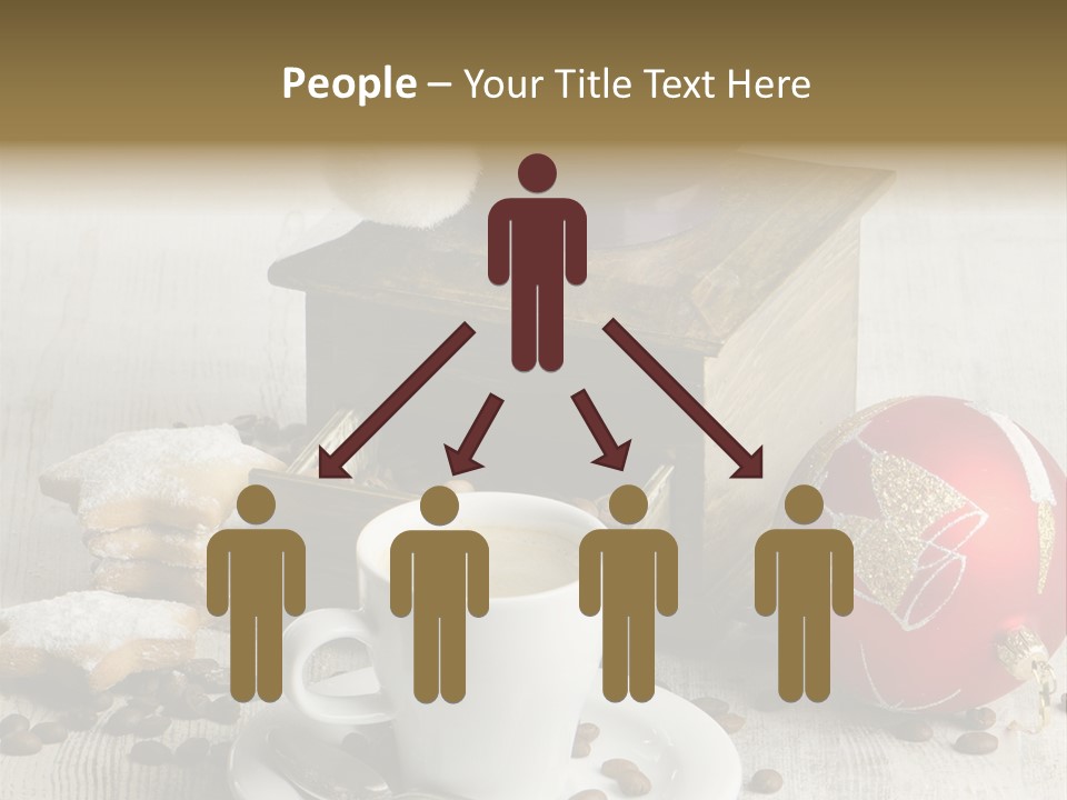 Sweet Wooden Plate PowerPoint Template