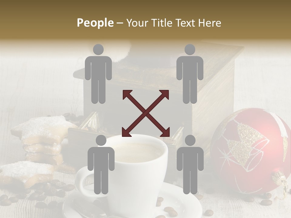 Sweet Wooden Plate PowerPoint Template