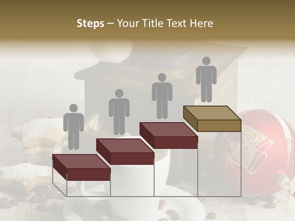 Sweet Wooden Plate PowerPoint Template