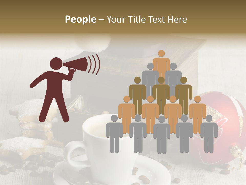 Sweet Wooden Plate PowerPoint Template