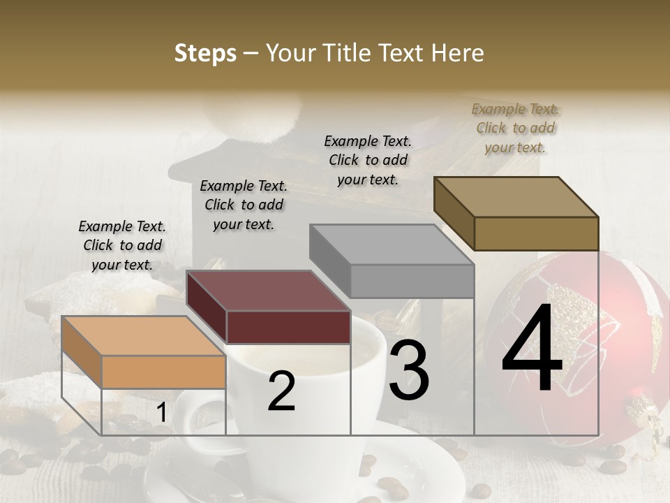 Sweet Wooden Plate PowerPoint Template