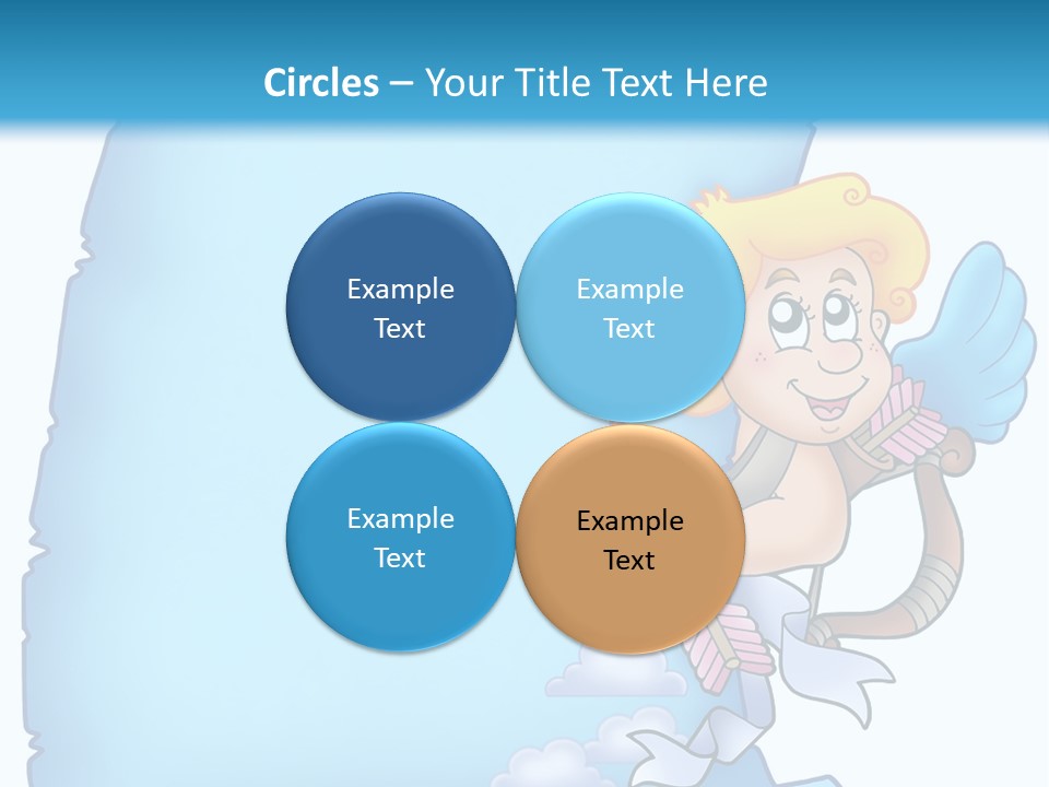 Mythology Wing Happy PowerPoint Template