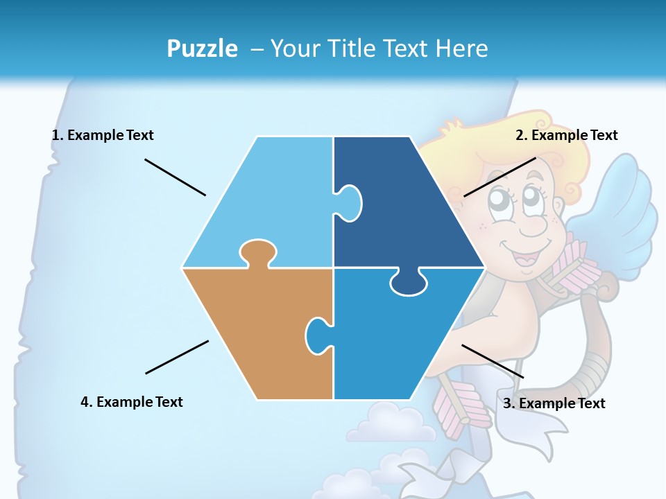 Mythology Wing Happy PowerPoint Template