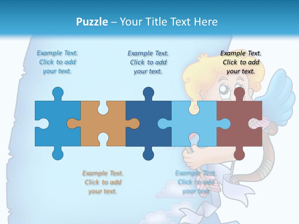 Mythology Wing Happy PowerPoint Template