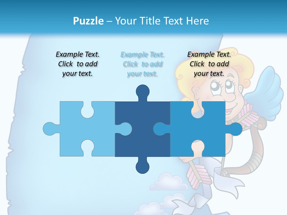 Mythology Wing Happy PowerPoint Template