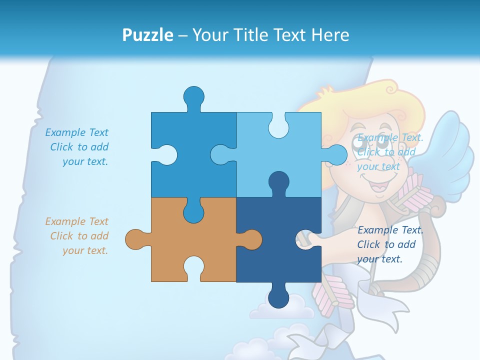 Mythology Wing Happy PowerPoint Template