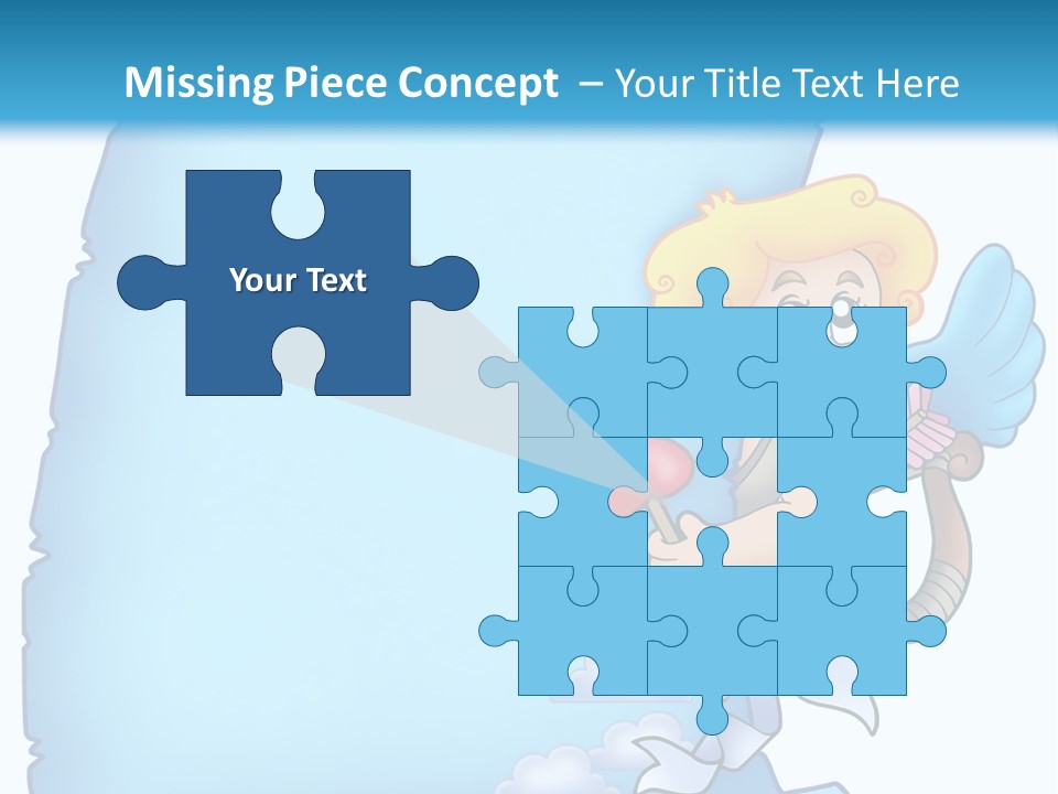 Mythology Wing Happy PowerPoint Template