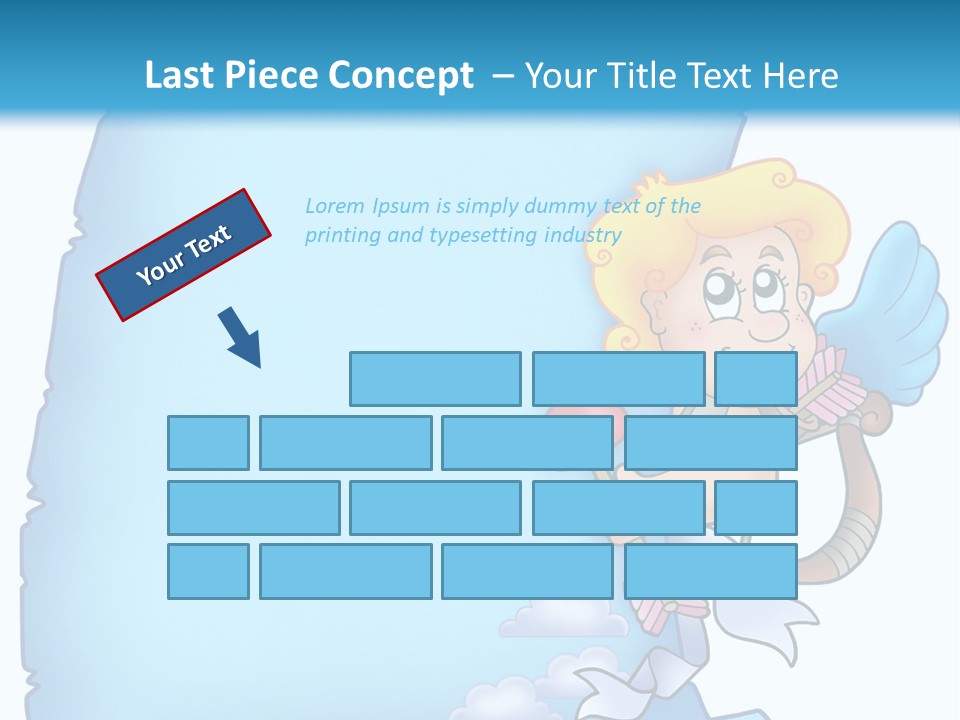 Mythology Wing Happy PowerPoint Template