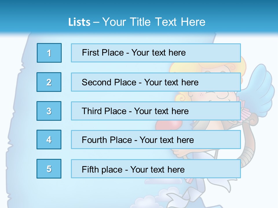 Mythology Wing Happy PowerPoint Template