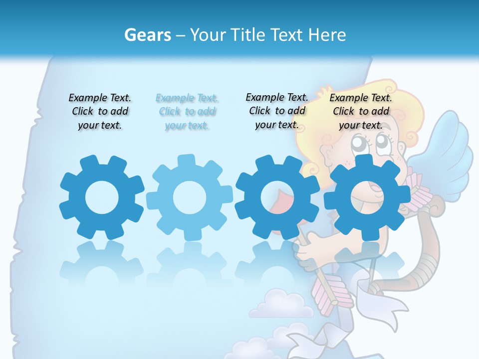 Mythology Wing Happy PowerPoint Template