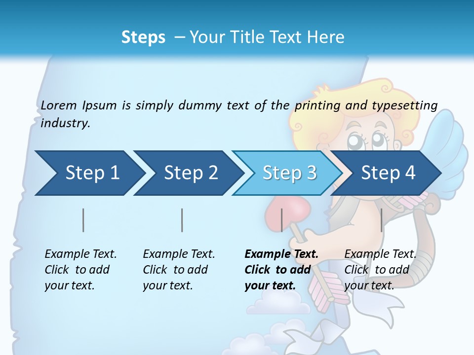 Mythology Wing Happy PowerPoint Template
