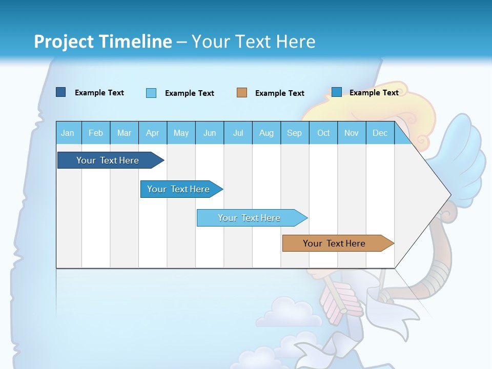 Mythology Wing Happy PowerPoint Template