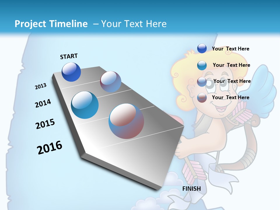 Mythology Wing Happy PowerPoint Template