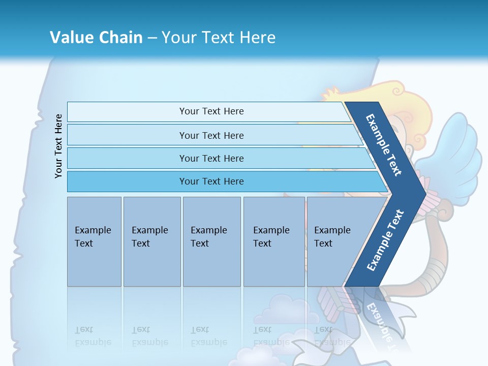 Mythology Wing Happy PowerPoint Template