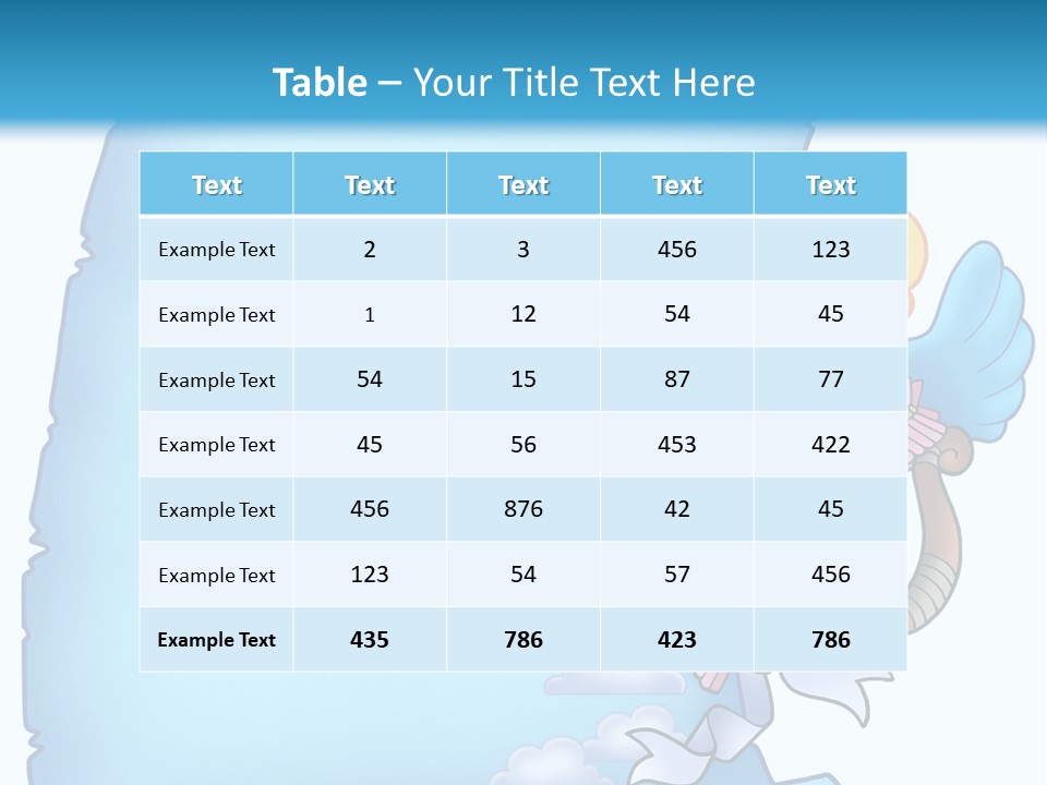 Mythology Wing Happy PowerPoint Template