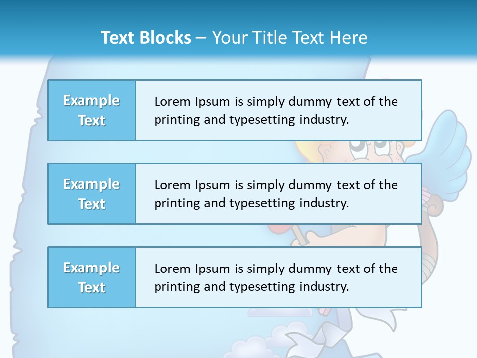 Mythology Wing Happy PowerPoint Template
