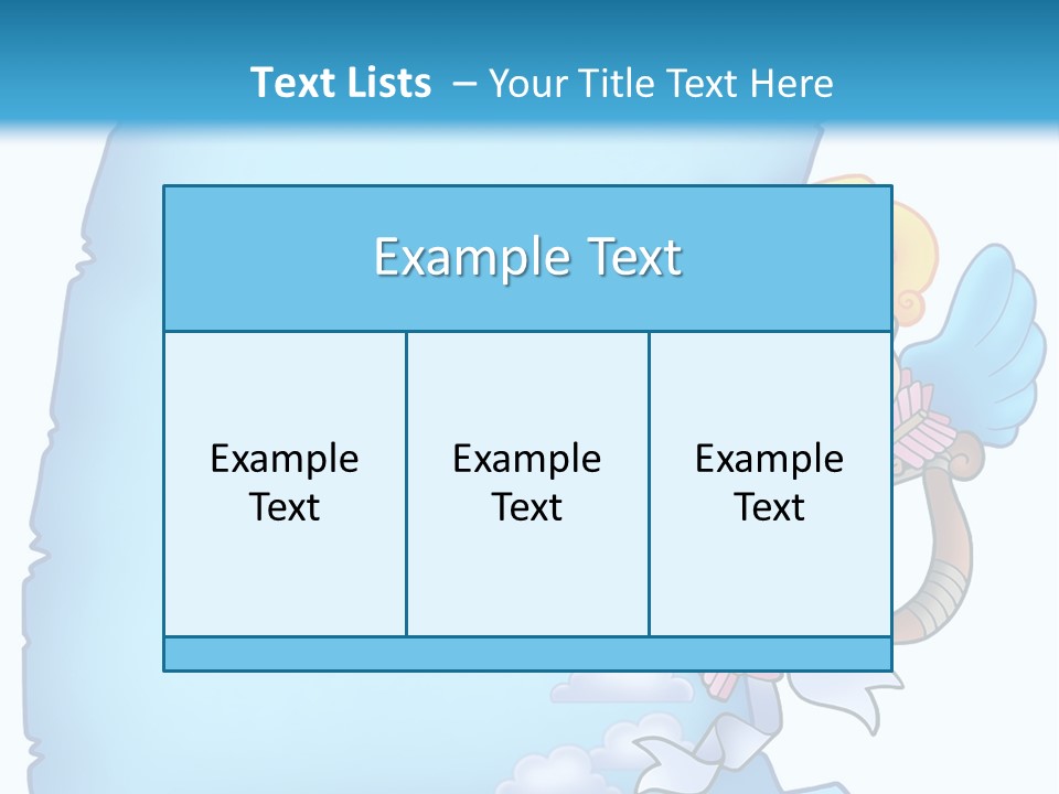 Mythology Wing Happy PowerPoint Template