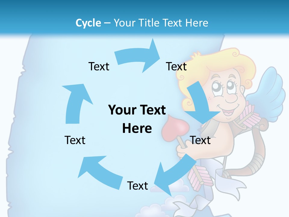 Mythology Wing Happy PowerPoint Template