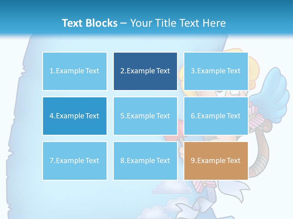 Mythology Wing Happy PowerPoint Template