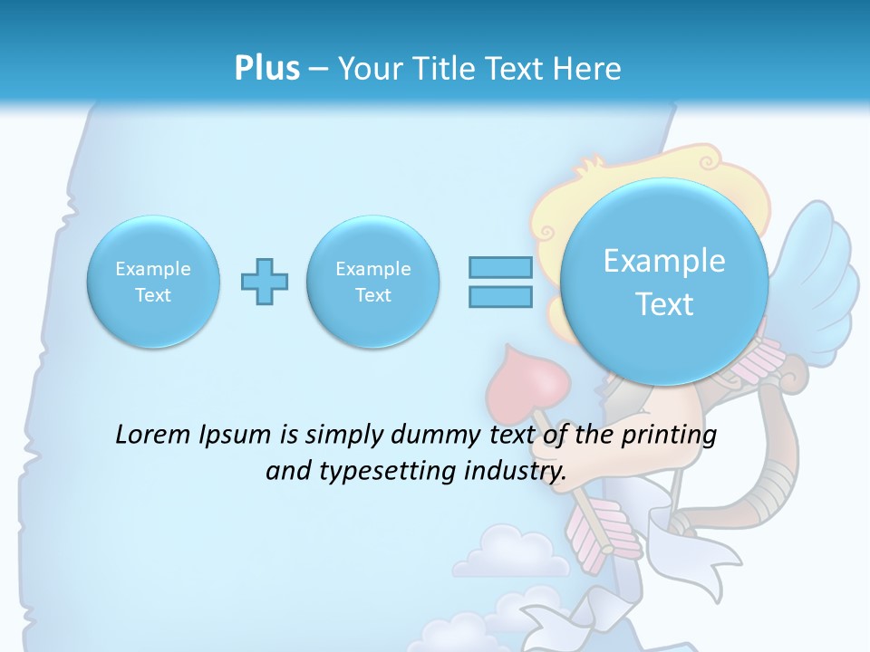 Mythology Wing Happy PowerPoint Template