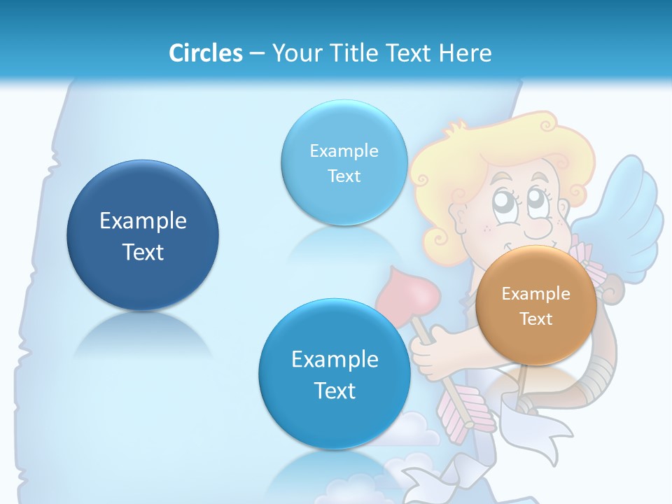 Mythology Wing Happy PowerPoint Template