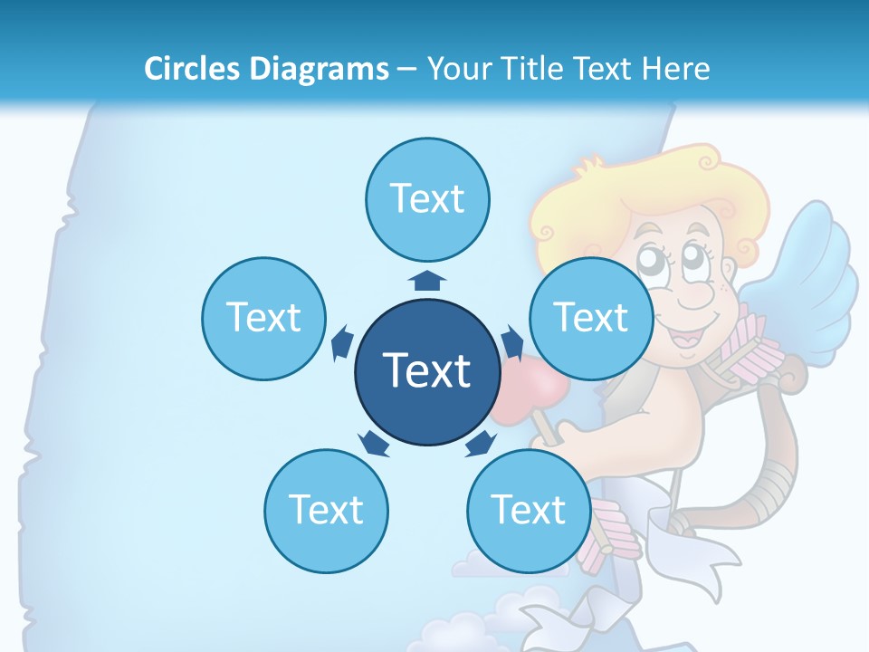 Mythology Wing Happy PowerPoint Template