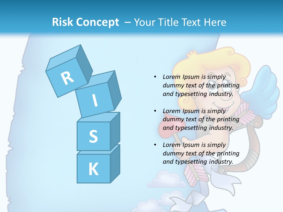 Mythology Wing Happy PowerPoint Template