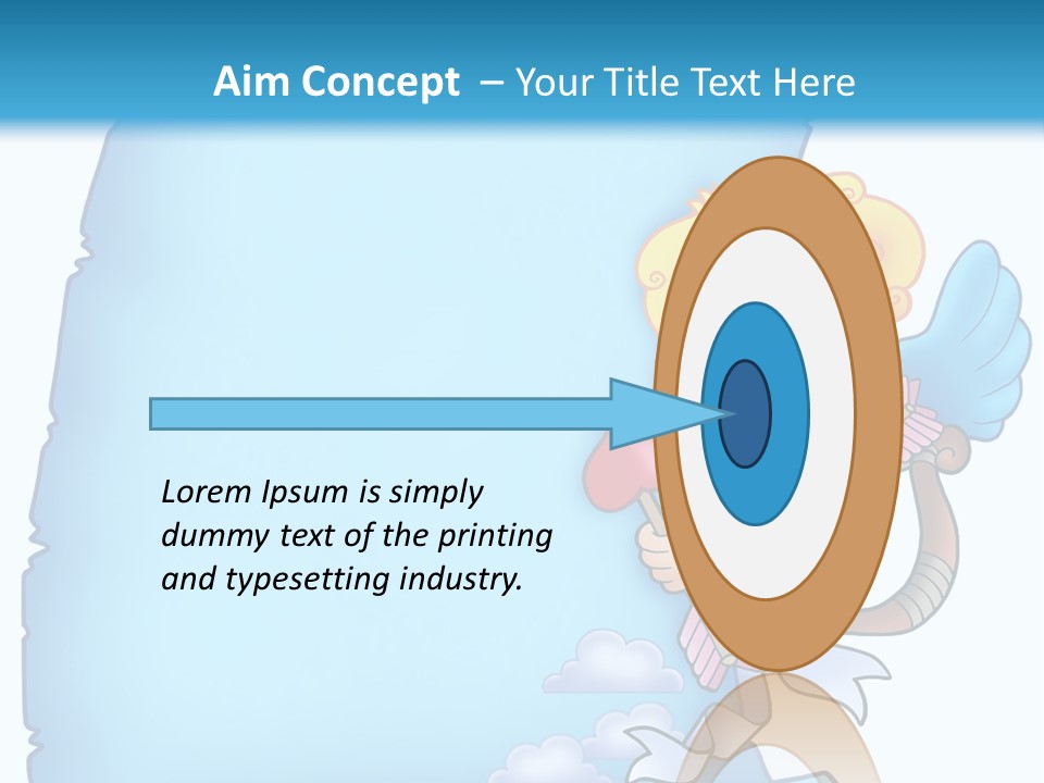 Mythology Wing Happy PowerPoint Template