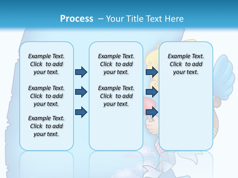 Mythology Wing Happy PowerPoint Template