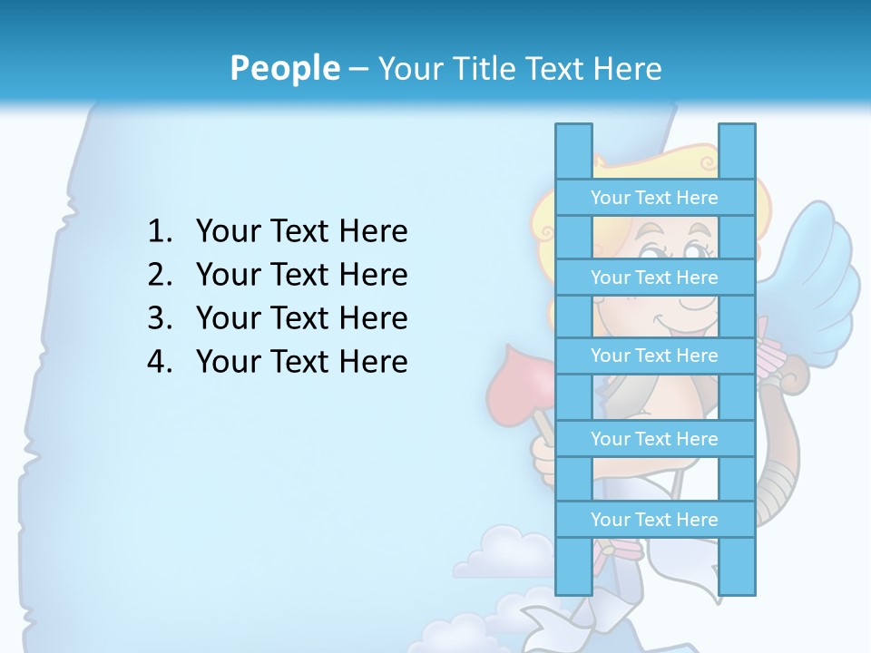 Mythology Wing Happy PowerPoint Template