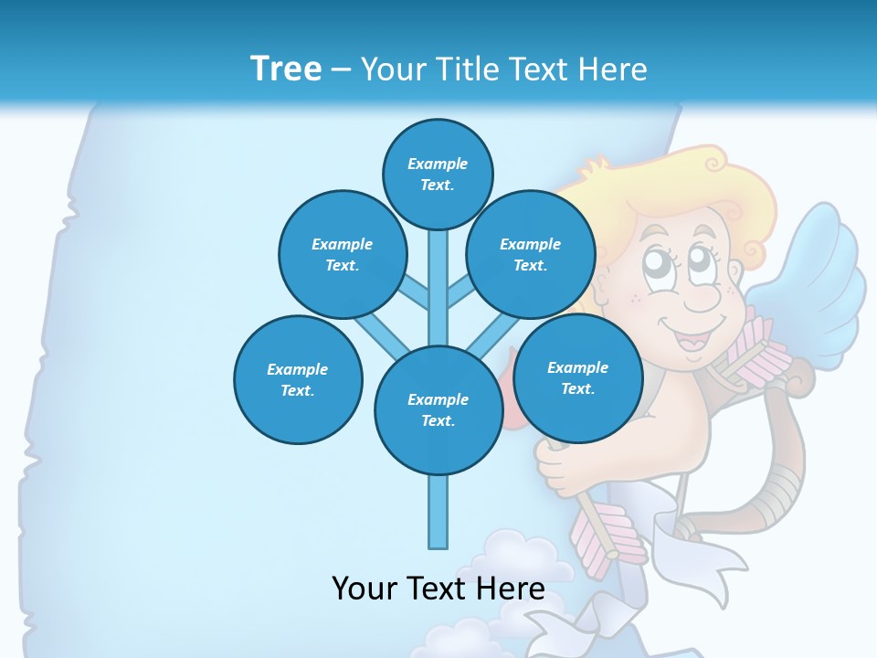 Mythology Wing Happy PowerPoint Template