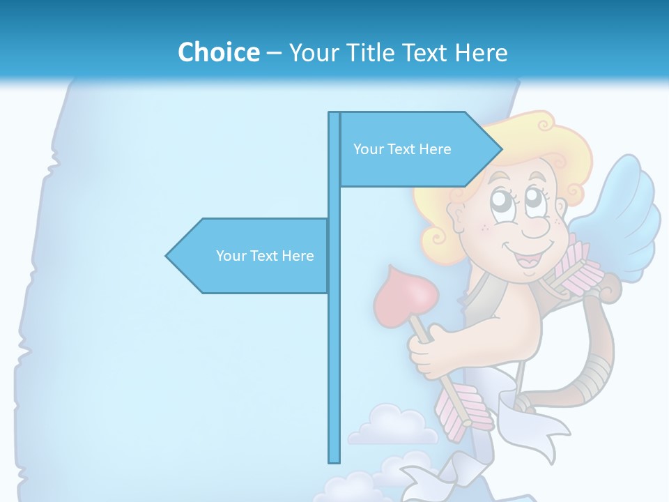 Mythology Wing Happy PowerPoint Template