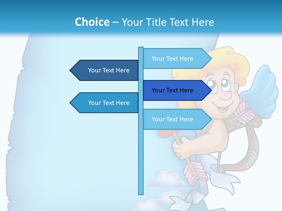Mythology Wing Happy PowerPoint Template