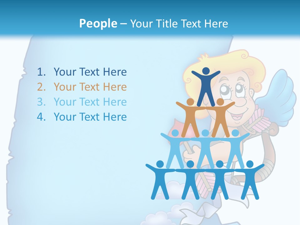 Mythology Wing Happy PowerPoint Template