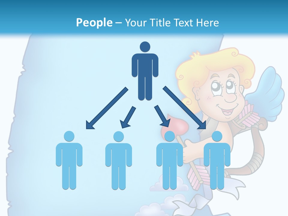 Mythology Wing Happy PowerPoint Template